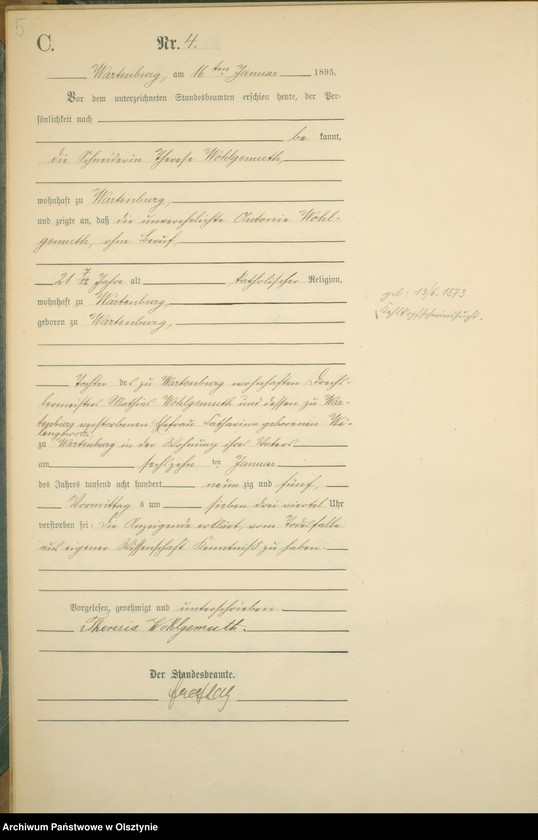 image.from.unit.number "Sterbe-Haupt-Register Nr 1 - 129"