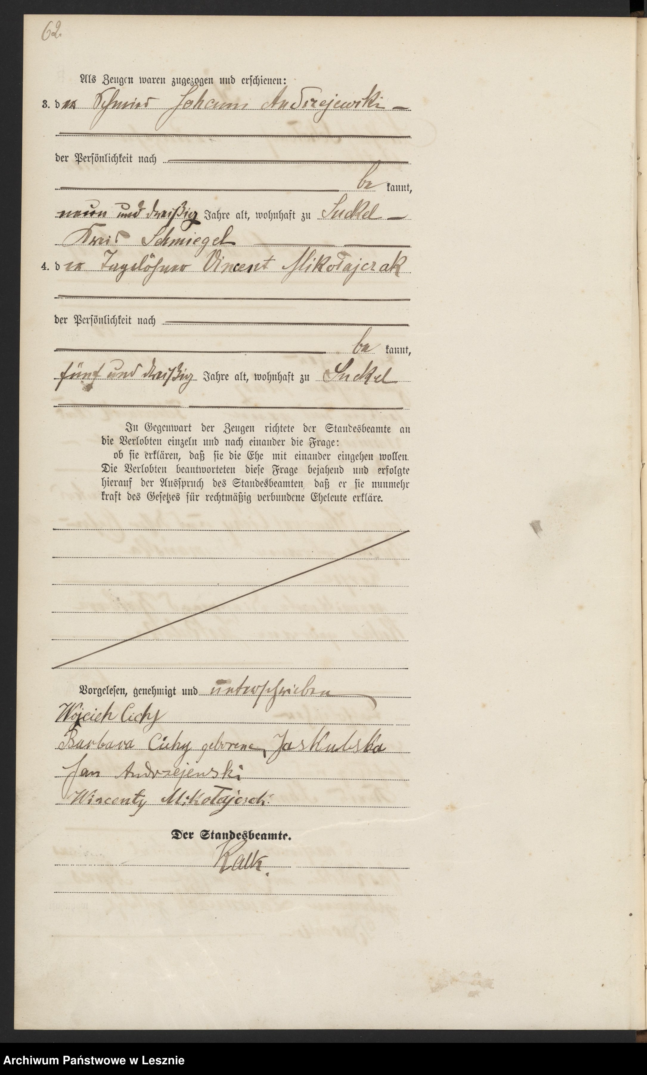 Skan z jednostki: [Księga małżeństw]