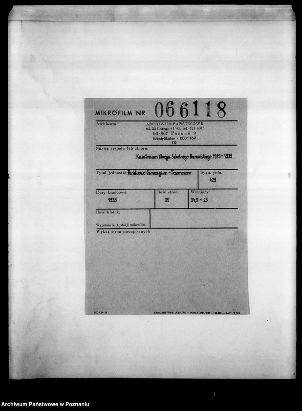 Obraz 2 z jednostki "Państwowe Gimnazjum- Trzemeszno"