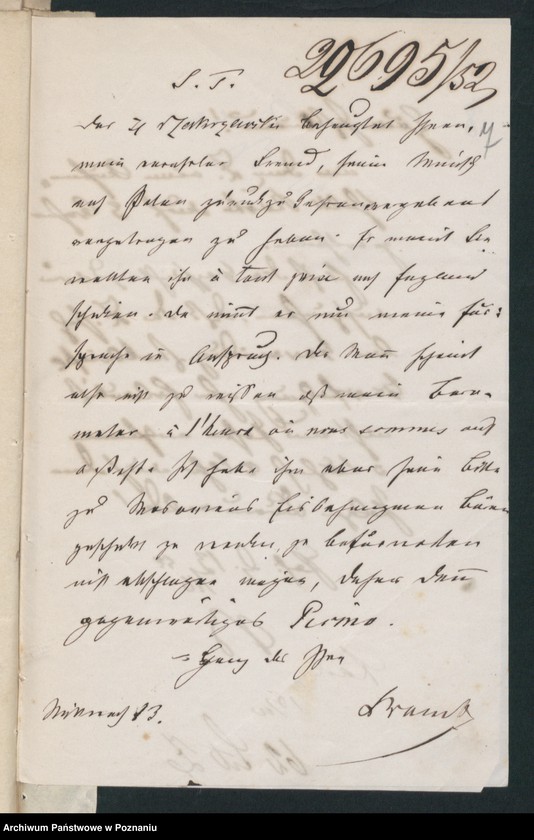 Obraz 11 z jednostki "A. betr. den polnischen Flüchtling Michael von Zakrzewski"