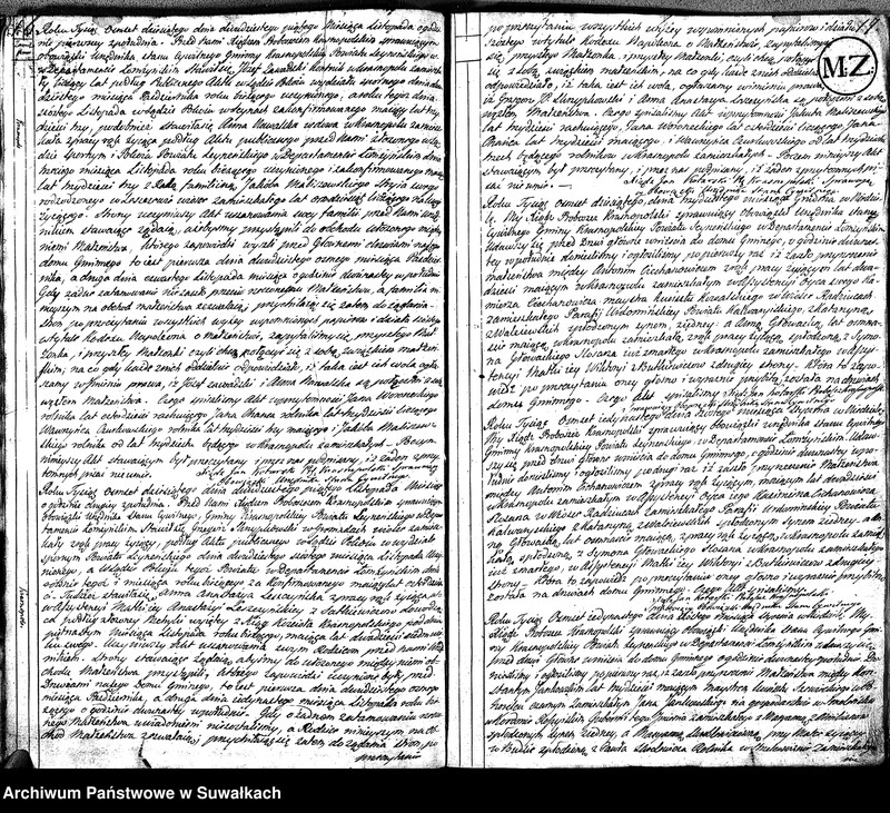 Obraz 12 z jednostki "Akta Cywilne Małżeństwa Gminy Krasnopolskiey od R.1810 1-go Maja do R. 1811 1-go Maja."