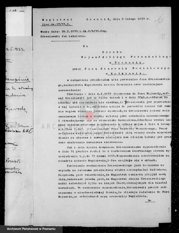 Obraz 14 z jednostki "Miasto Czempiń Ewidencja pracowników komunalnych"