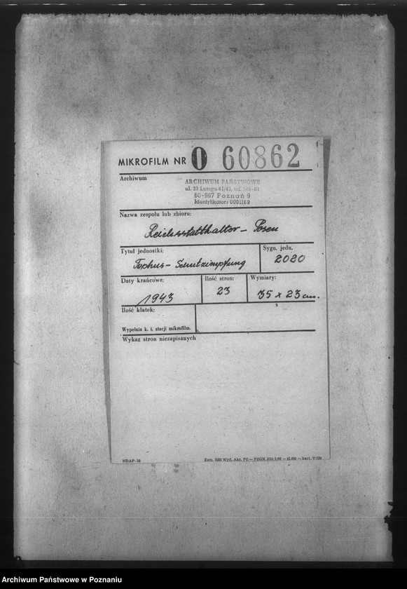 Obraz 2 z jednostki "Typhus - Impfberichte"