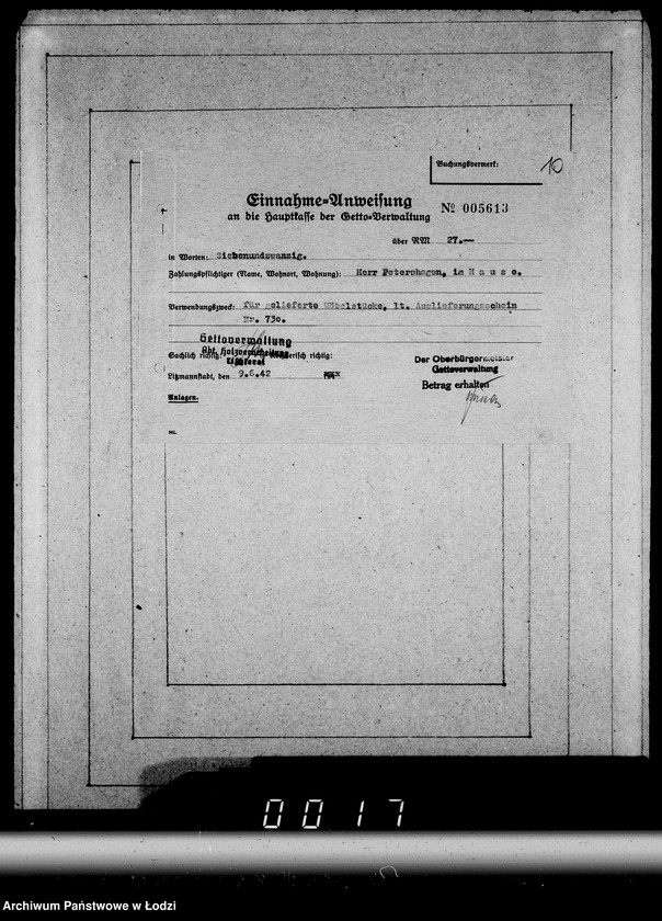 Obraz 13 z jednostki "Konto 00, Komm.381-410 [Rachunki i przekazy pieniężne]"