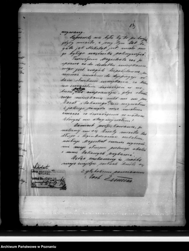 Obraz 17 z jednostki "Członkowie magistratu i radni miasta Mikstatu"