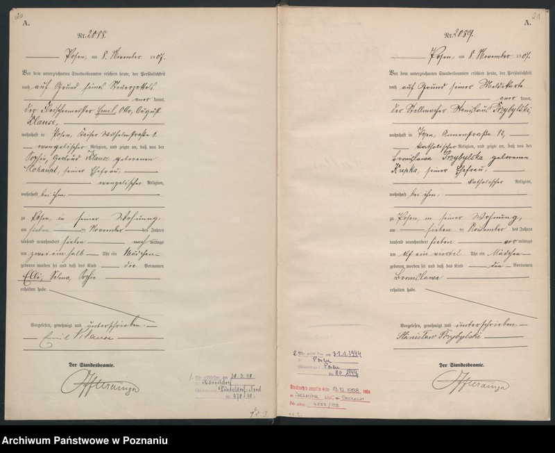 Obraz 13 z jednostki "Księga miejscowa urodzeń tom V [Rejestr główny urodzeń]"