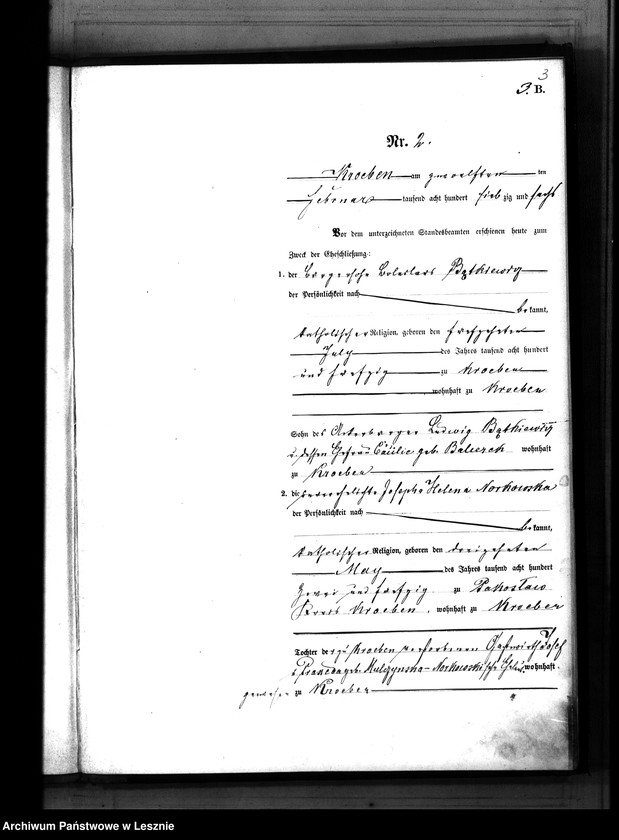 Obraz 6 z jednostki "[Księga małżeństw - miasto]"