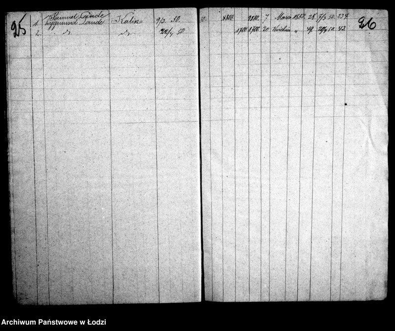 Obraz 17 z jednostki "Kontrola przędzy bawełnianej do miasta Łodzi sprowadzonej w 1850 r."