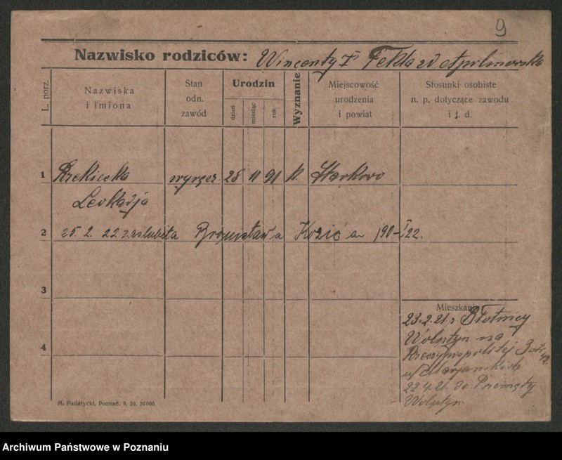 image.from.unit.number "Rzekiecki - Rzywuski"