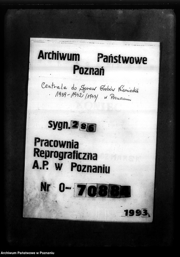 Obraz 15 z jednostki "Korespondencja w sprawie miejscowych Niemców, którzy zginęli w 1939 roku"