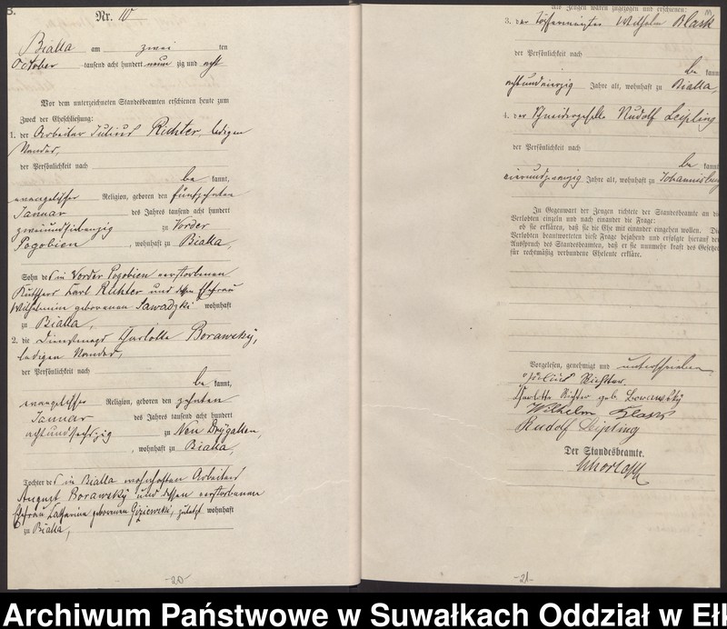 image.from.unit.number "Sterbe-Haupt-Register des Königlichen Preussischen Standes-Amtes Bialla Kreis Johannisburg für das Jahr 1895 Heiraths-Haupt-Register des Königlichen Preussischen Standes-Amtes Bialla Kreis Johannisburg für das Jahr 1898 und 1899"