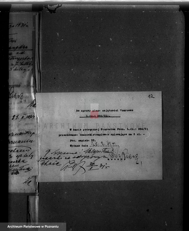 Obraz 15 z jednostki "Majętność leśna Uzarzewo powiat poznański"