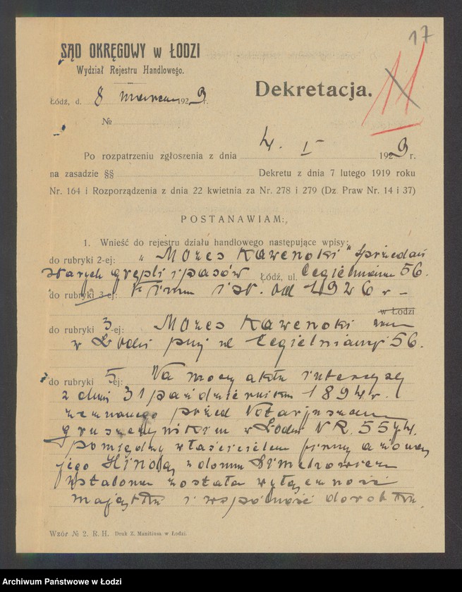 Obraz 19 z jednostki "Mozes Kawenoki- sprzedaż starych grempli i pasów"