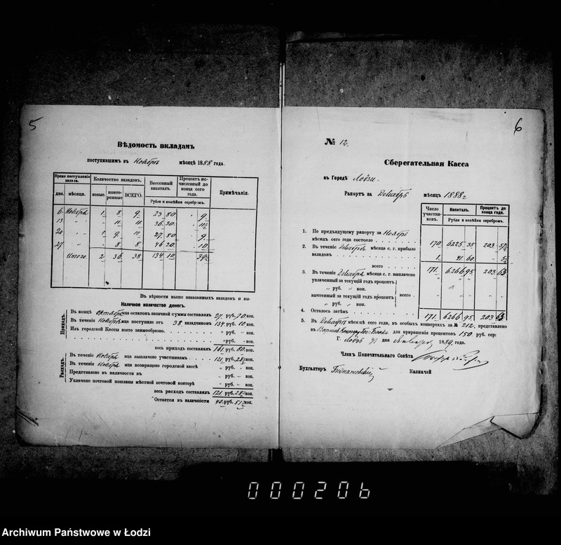 Obraz 9 z jednostki "Ob otčetnosti sberegatel´noj kassy"