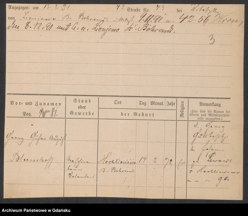 image.from.unit.number "Karty meldunkowe: Blumenstengel - Boedcke"