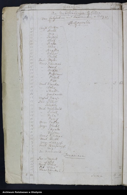 image.from.unit.number "Jahr Kirchen Rechnung der Herzogswaldschen Kirchen aller Einnahme und Ausgabe wie auch Bau-Rechnung"