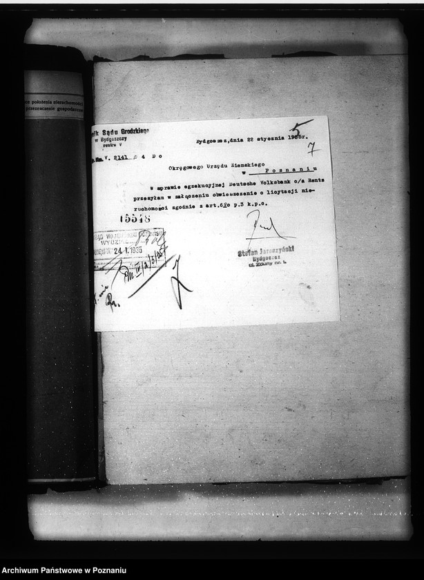 Obraz 12 z jednostki "Przymusowe przetargi nieruchomości powiatu bydgoskiego"