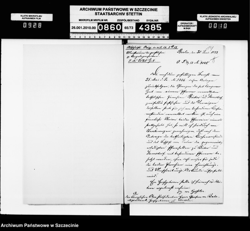 Obraz 11 z jednostki "Katholische Pfarrselle in Bütow"