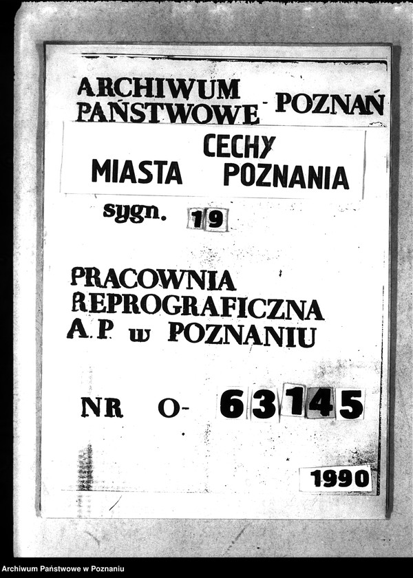Obraz 1 z jednostki "Journal über Einnahme und Ausgaben der Böttchermeisterinnung in Posen ..."