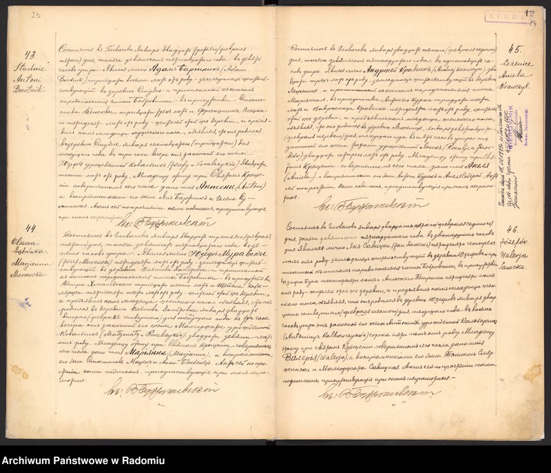 image.from.unit.number "Urząd Stanu Cywilnego w Głowaczowie Akta urodzeń, małżeństw, zgonów 1915 rok"