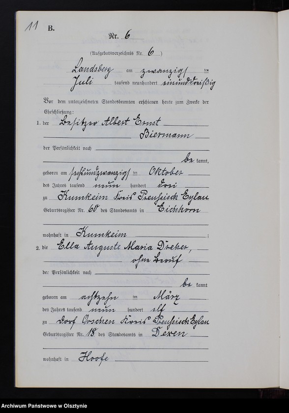 image.from.unit.number "Heiraths-Neben-Register Nr 1 - 13 [ Księga małżeństw - wtóropis ]"