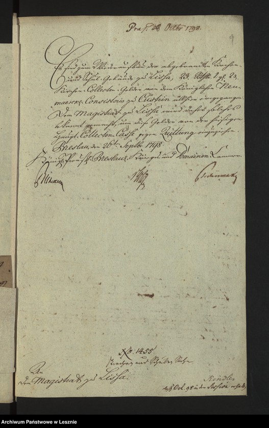 Obraz 11 z jednostki "[Akta miscellanea von Kirchen, Schul, Armen und Kollektensachen]"