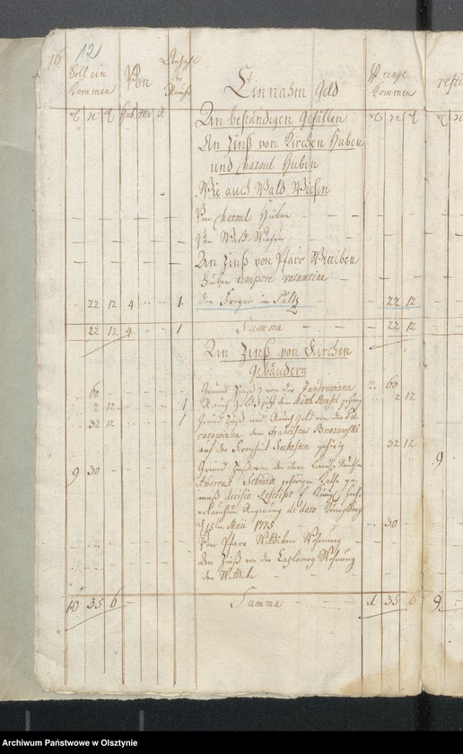 image.from.unit.number "Decems Consignation des Kirchspiels Seehesten"