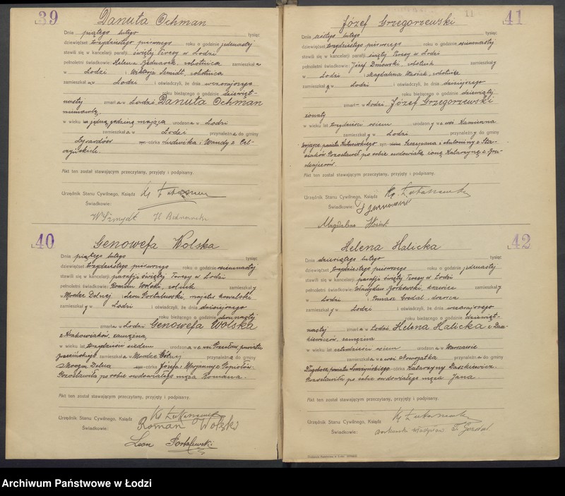 Obraz 13 z jednostki "Akta zgonów"