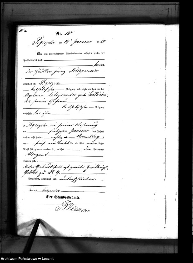 Obraz 13 z jednostki "[Księga urodzeń]"