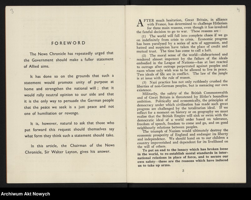 Obraz 5 z jednostki ""Allied War Aias" by Sir Walter Layton (Broszura wydana przez "News Chronicle Publication")"