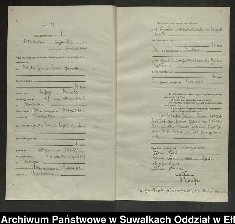 image.from.unit.number "Heirats=Haupt=Register des Königlichen Preussischen Standes-Amtes Nikolaiken Kreis Sensburg"