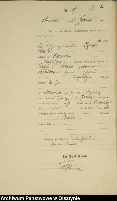 image.from.unit.number "Geburts-Haupt-Register Nr 1 - 316"