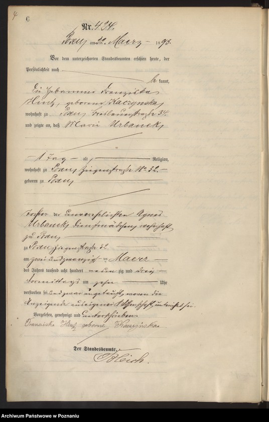 Obraz 7 z jednostki "Księga zgonów t. II"