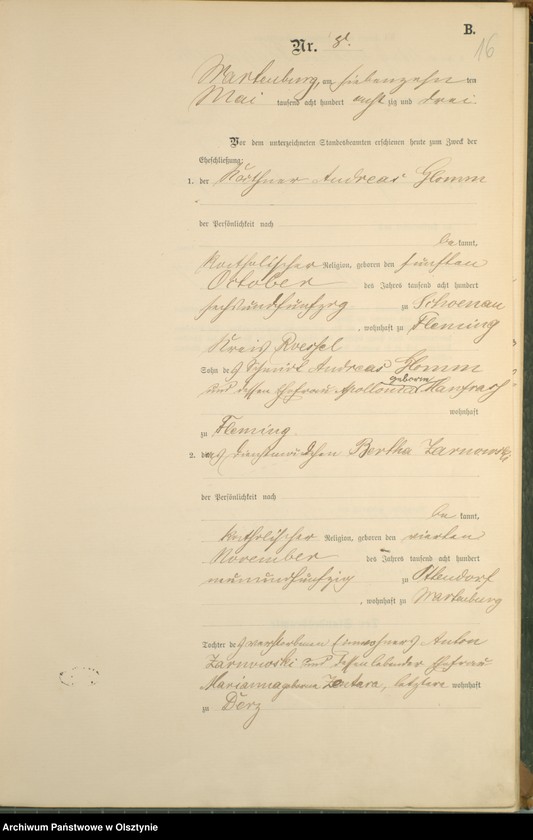 image.from.unit.number "Heiraths-Haupt-Register nr 1 - 37"