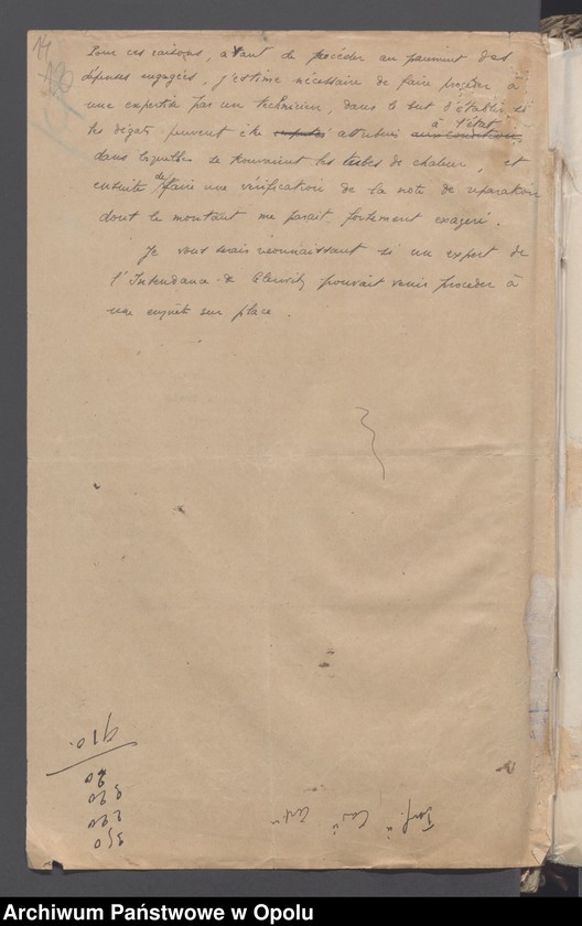 Obraz 15 z jednostki "Reparations civiles-Contentieux /Korespondencja i zarządzenia w sprawie odszkodowań cywilnych - sprawy sporne, wypadki, szkody/ 8.03 - 30.12.1920"