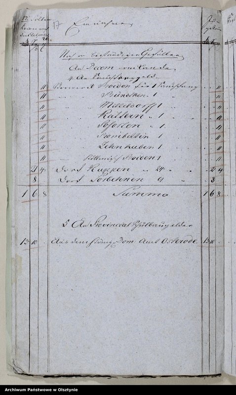 image.from.unit.number "Kirchen Cassen Rechnung der Stadt Kirche zu Saalfeld über Einnahme und Ausgabe"