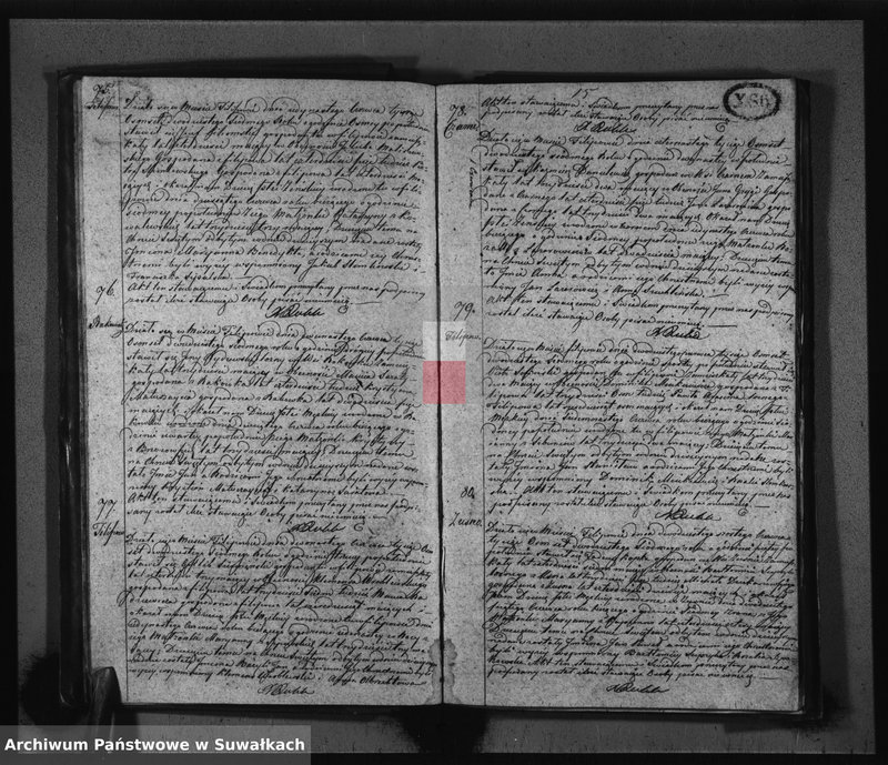 image.from.unit.number "Duplikat Parafii Filipowskiey: to jest Akta Urodzonych, Zeszłych i Zaślubionych z Roku 1827"