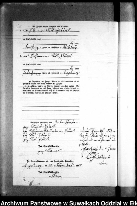 image.from.unit.number "Heiraths-Neben-Register des Preussischen Standes-Amtes Kehlen Kreis Angerburg"