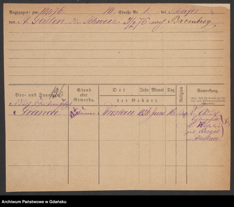 image.from.unit.number "Karty meldunkowe: Granass - Grau"