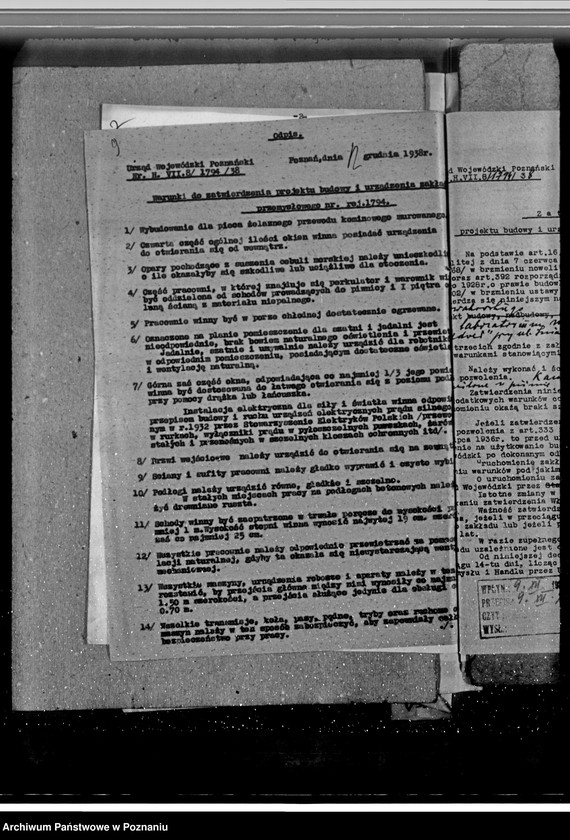 Obraz 13 z jednostki "Zatwierdzenie projektu rządzenia zakładu przemysłowego /Laboratorium Medyczno-Weterynaryjne "Medwet"/ w Poznaniu Fr. Nowakowskiego"