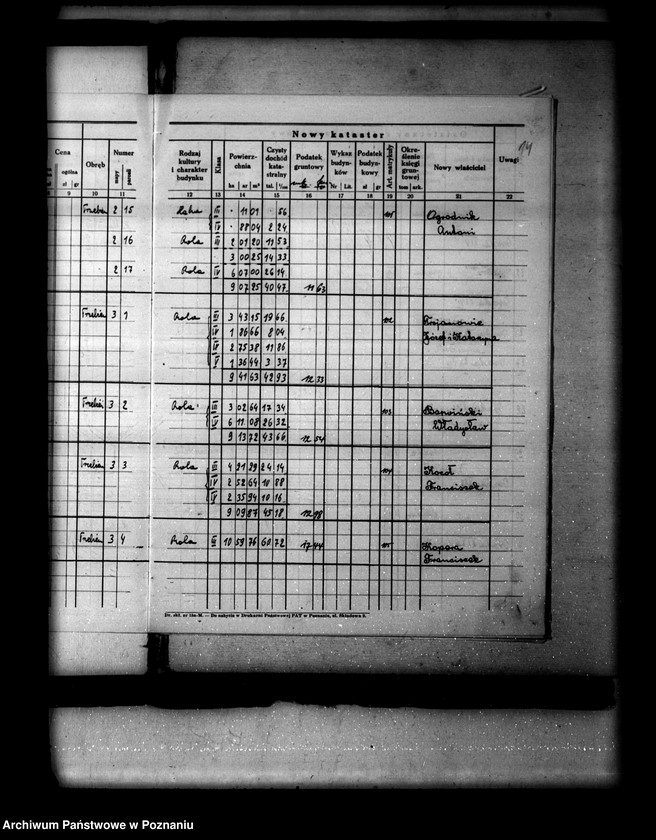 Obraz 18 z jednostki "Ostateczny rejestr pomiarowy gromady Mirowice powiatu bydgoskiego"