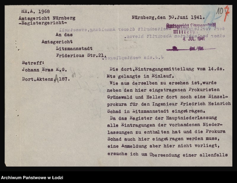 Obraz 12 z jednostki "Johann Eras K. G"