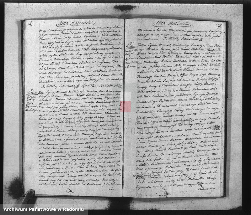image.from.unit.number "Akta Stanu Cywilnego Parafii Zakrzów Urodzeń, Małżeństw, Zejścia na Rok 1824"