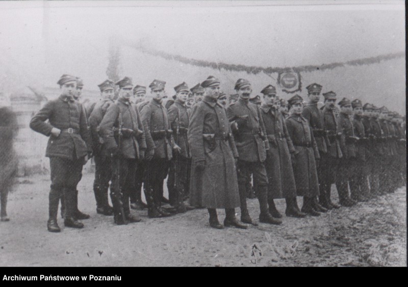 Obraz 3 z jednostki "3 kompania koźmińska I baonu 8 pułku Strzelców Wielkopolskich. Powitanie w Osieku pod Nakłem"