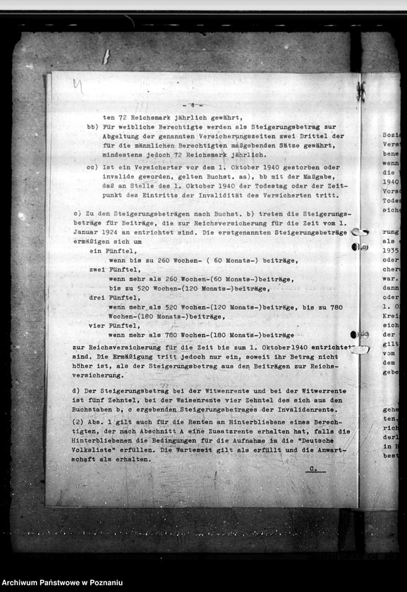 Obraz 8 z jednostki "Erfassung der deutschen Sozialrenten - Sozialversicherung"