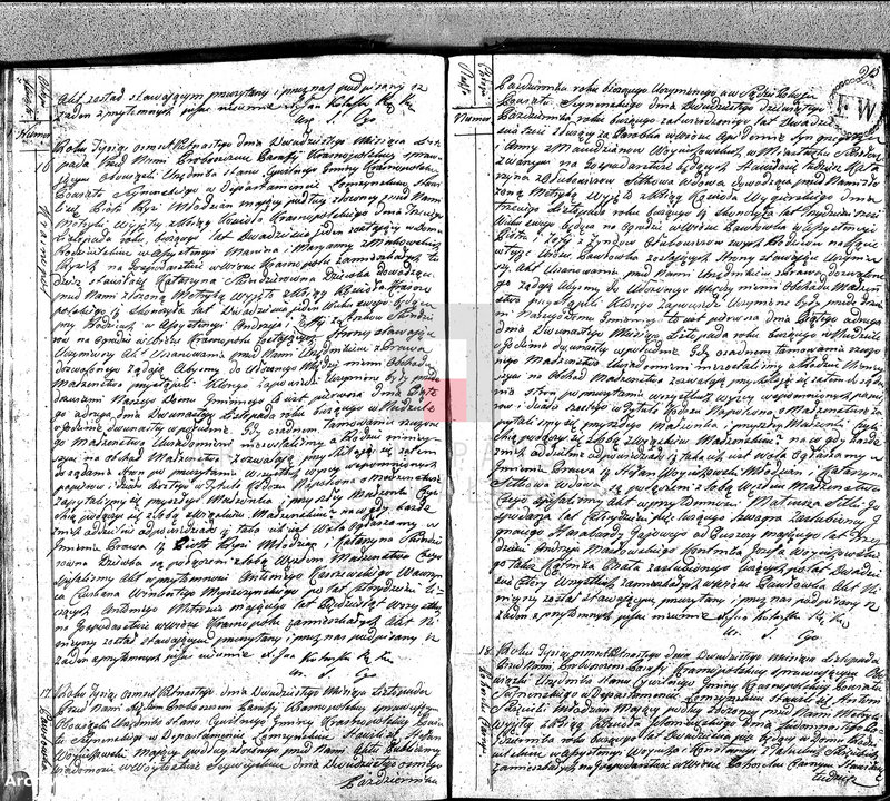 image.from.unit.number "Akta Gminy Krasnopolskiey Pttu Seyn. Depptu Łomżyńskiego 1815. Małżeństwa."