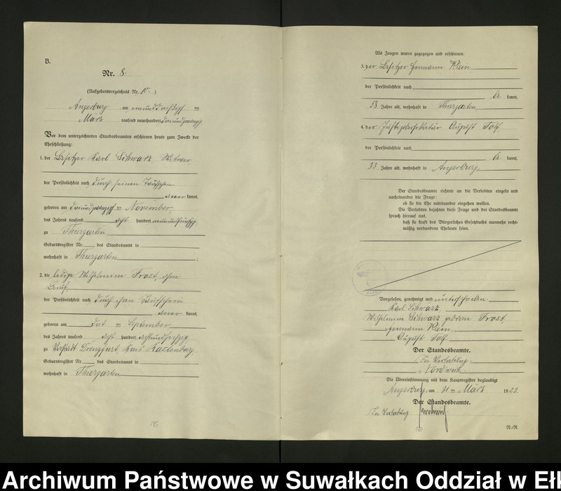 image.from.unit.number "[Heirats - Register (Neben - Register) Standesamt Angerburg einschl. der Bezirke, Gr. Strengeln, Prinowen und Kehlen Kreis Angerburg]"