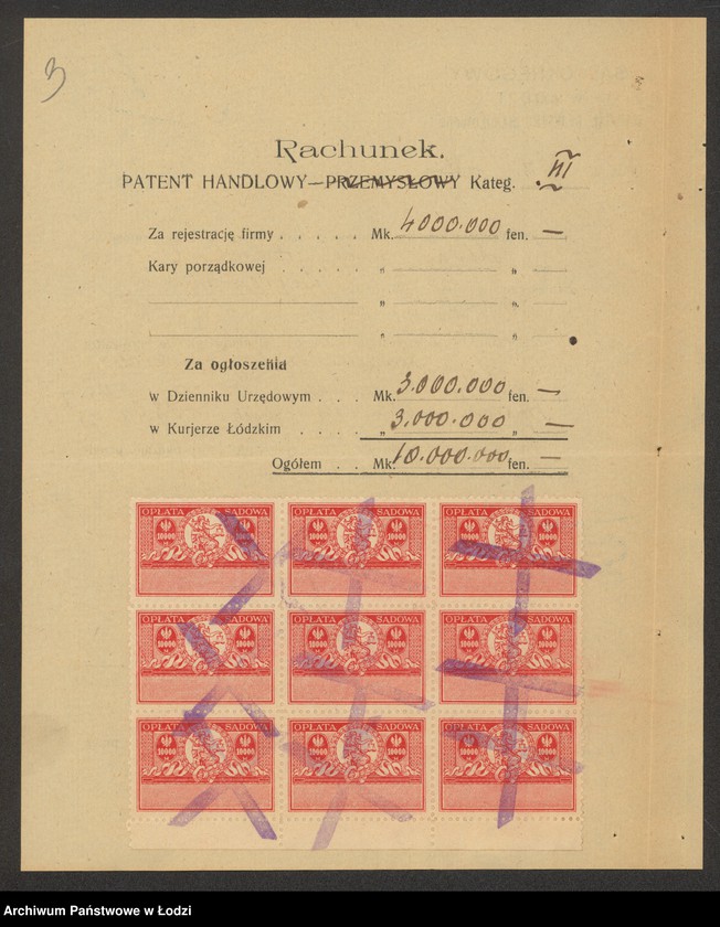 Obraz 5 z jednostki "Abram Icek Frenkiel - drobna sprzedaż manufaktury bawełnianej"