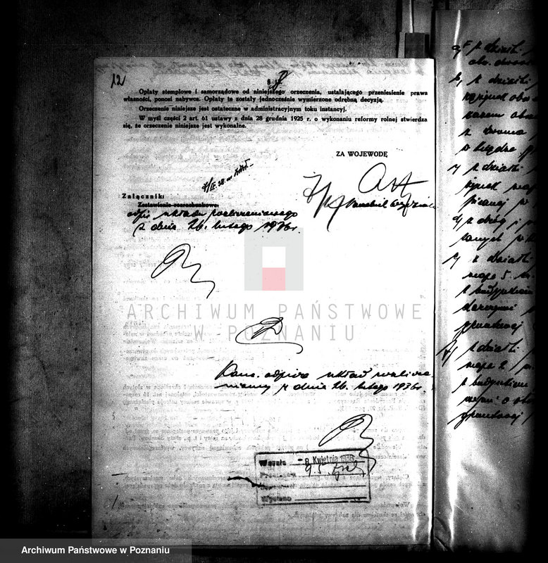 Obraz 19 z jednostki "Przewłaszczenie ziem dotacyjnych Kopanica-Starężynek powiat wągrowieckiego"