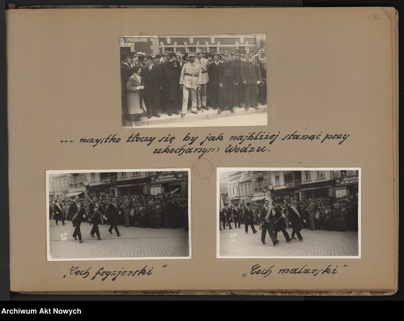 image.from.unit.number "Za wolność. Uroczystości 10-lecia istnienia Towarzystwa Powstańców i Wojaków w Starogardzie. Album fotografii ofiarowany Józefowi Hallerowi"